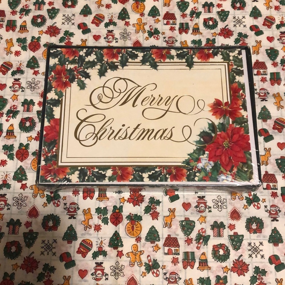 NEW💫Holiday Merry Christmas 18 Cards&18 Envelopes